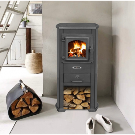 Печь-камин Blist Berna Lux серая