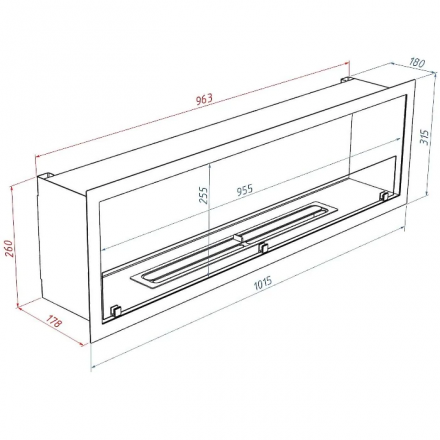Биокамин Firelight BFP/P-1015 XS