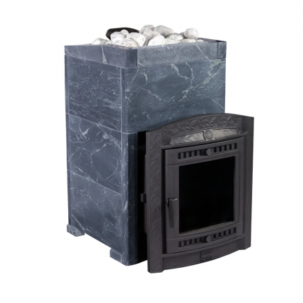 Печь банная ProMetall Атмосфера XL в облицовке Талькохлорит