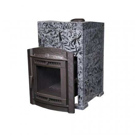 Печь банная ProMetall Атмосфера XL в облицовке Пироксенит Элит