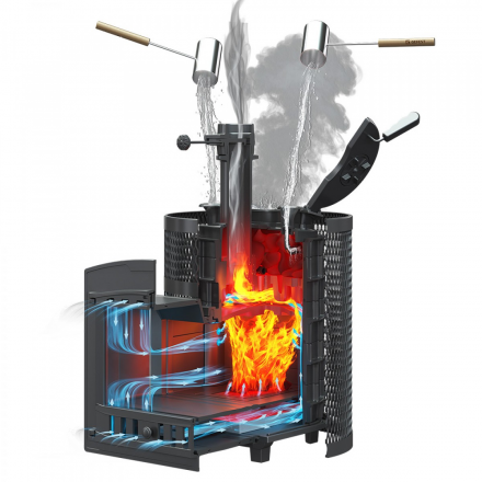 Печь для бани Гефест Авангард ЗК 35 (П2)