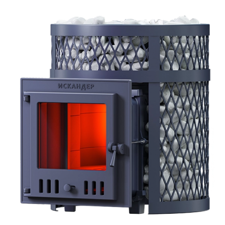 Печь для бани Гефест ИСКАНДЕР 18 (М) в сетке