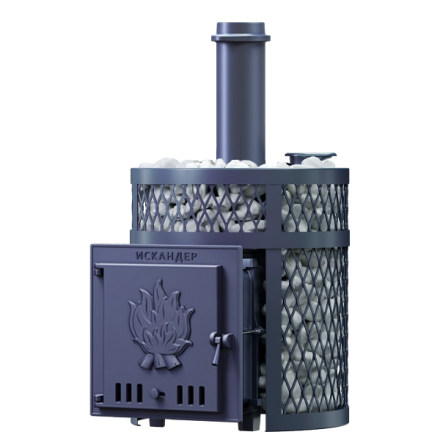 Печь для бани Гефест ИСКАНДЕР ЗК 25 Ураган