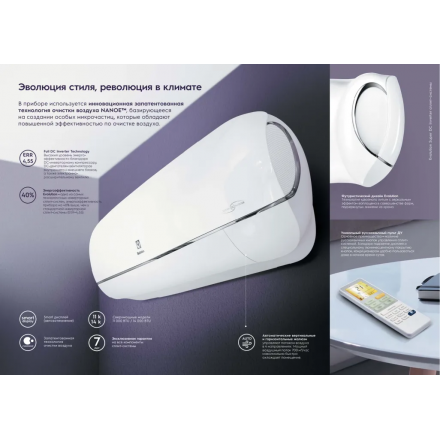 Сплит-система Electrolux Evolution Super DC Inverter EACS/I-14HEV/N3