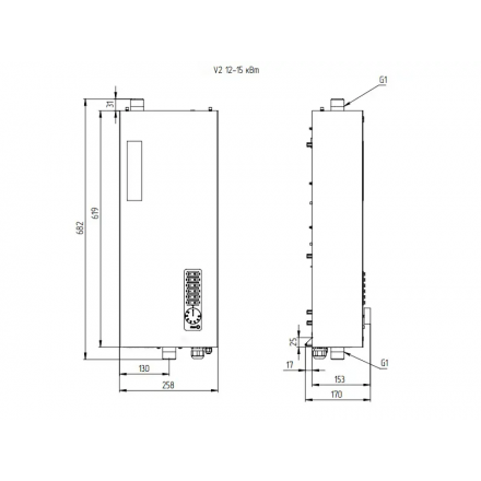 Электрический котел GTM Classic E100 12 кВт