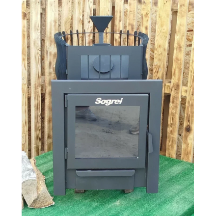 Банная печь Согрей Дача ЗК 18 Панорама