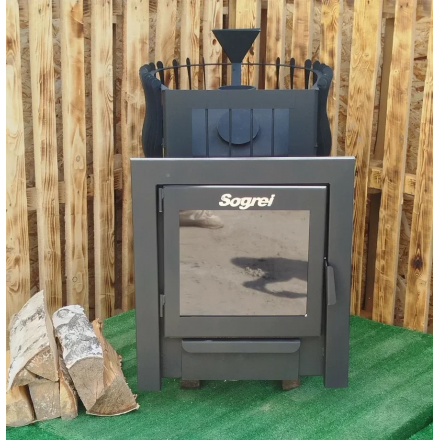 Банная печь Согрей Дача ЗК 18 Панорама