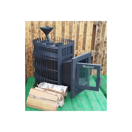 Банная печь Согрей Дача ЗК 18 Стекло