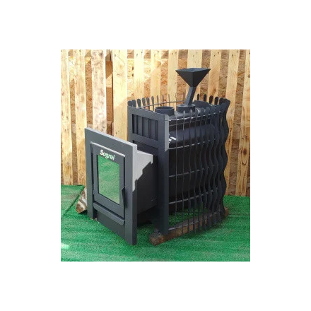 Банная печь Согрей Дача ЗК 18 Стекло