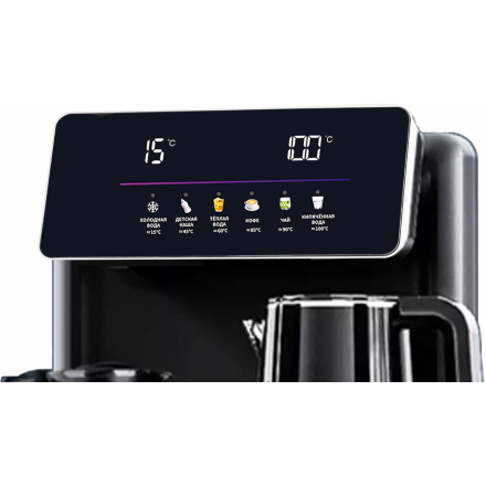 Кулер с чайным столиком Тиабар LD-AEL-54a black