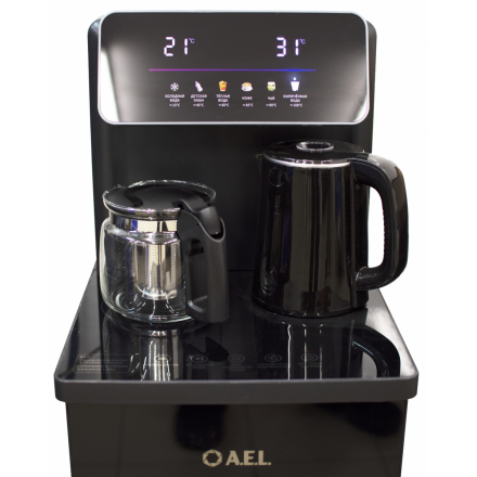 Кулер с чайным столиком Тиабар LD-AEL-54a black