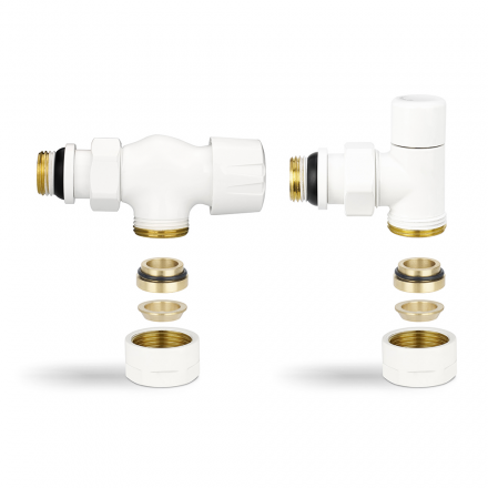 Комплект термостатический осевой с запорным клапаном Varmega №3 VMDV12