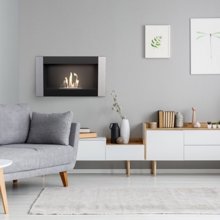 Биокамин Kratki GOLF/CZARNY/VERTICAL/TUV