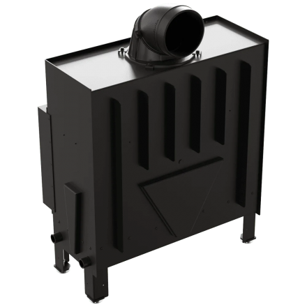 Каминная топка Kratki FLOKI/L/PF/BLACK