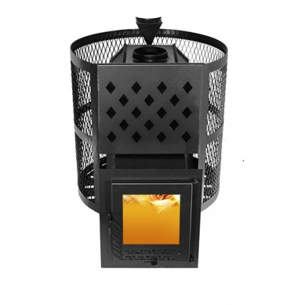 Банная печь Пегас Тайга-14 со стеклом сет.кожух ЗК