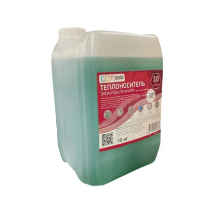 Теплоноситель Экохитин Премиум 30 на пропиленгликоле, 10 л