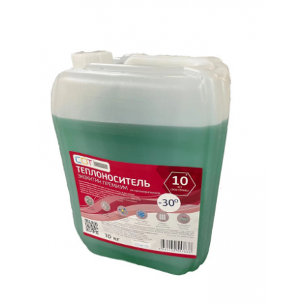 Теплоноситель Экохитин Премиум 30 на пропиленгликоле, 10 л