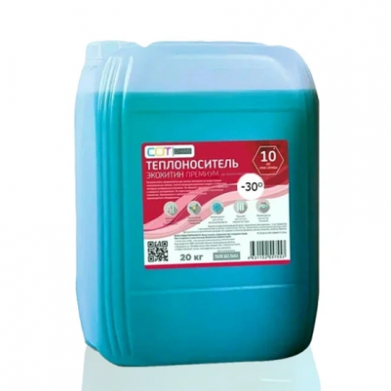 Теплоноситель Экохитин Премиум 30 на пропиленгликоле, 10 л