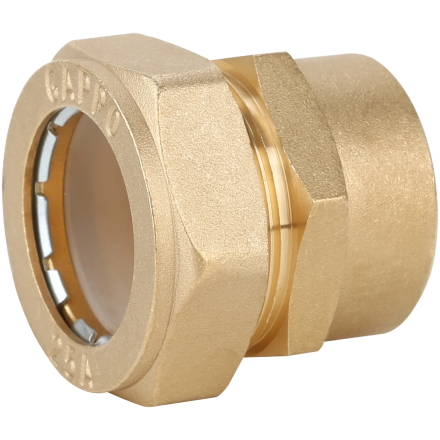 Муфта обжимная прямая с внутренней резьбой Gappo