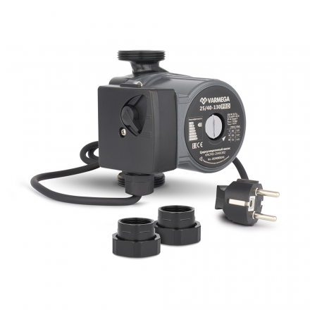 Насос циркуляционный Varmega VMCP02 PRO 25/40 130 с гайками