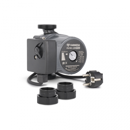 Насос циркуляционный Varmega VMCP02 PRO 25/60 130 с гайками