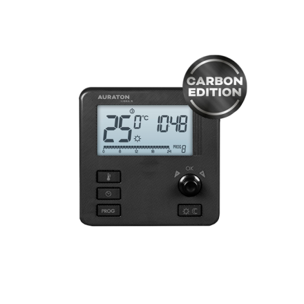 Комнатный термостат недельный проводной Auraton Libra 3021 (черный)