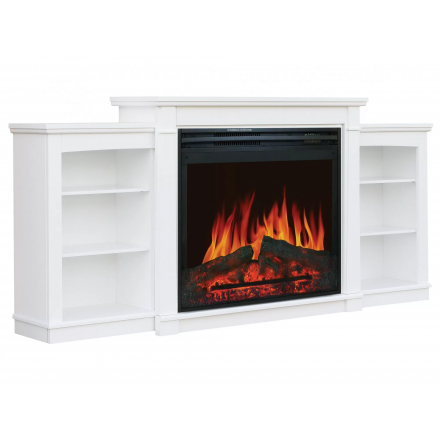 Каминокомплект JAZZ TV STAND MB/JUP/SYM26 Jupiter FX N Black