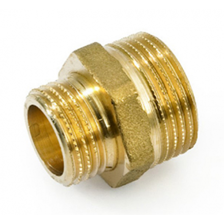 Ниппель латунный переходной Ду 25х20 (1"х3/4") GENERAL FITTINGS