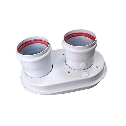 Адаптер дымохода двухканальный Protherm 80/80 для Рысь