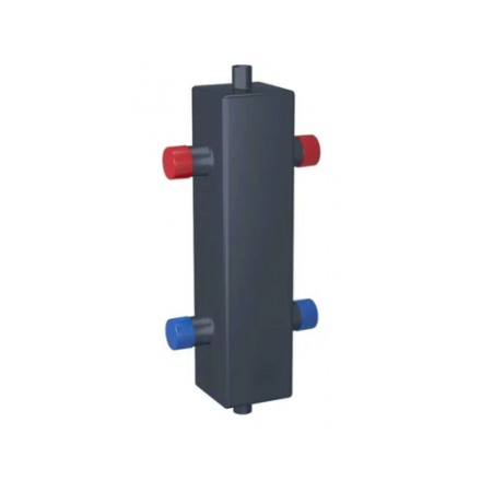 Гидравлический разделительный узел ГРУ40-1В сталь с 2-мя кронштейнами RISPA