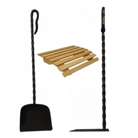 Набор кочерга, совок, подголовник
