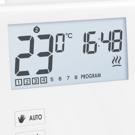 Беспроводной недельный регулятор температуры Auraton 2030 R для сервопривода