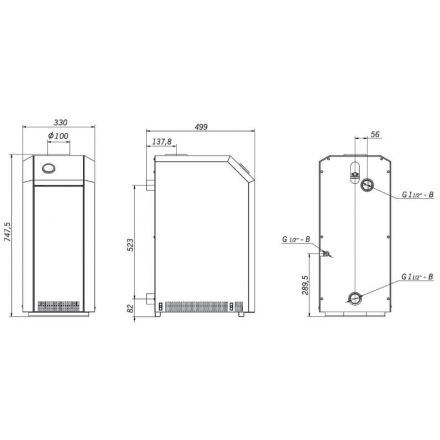 Газовый котел Лемакс Премиум 10