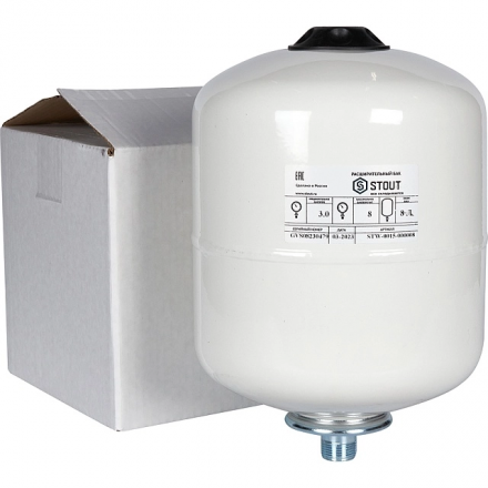 Расширительный бак STOUT для ГВС 8 л