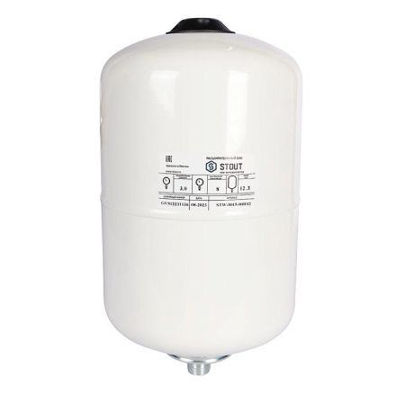 Расширительный бак STOUT для ГВС 12 л