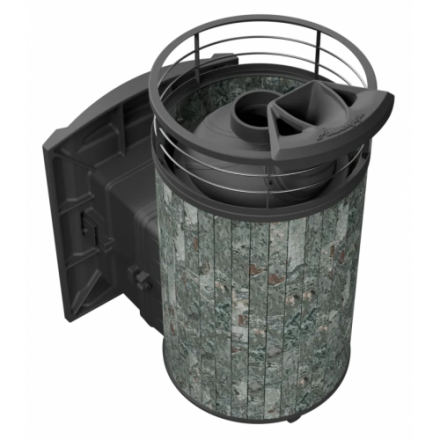 Банная печь ProMetall Атмосфера L Жадеит ламель+сетка