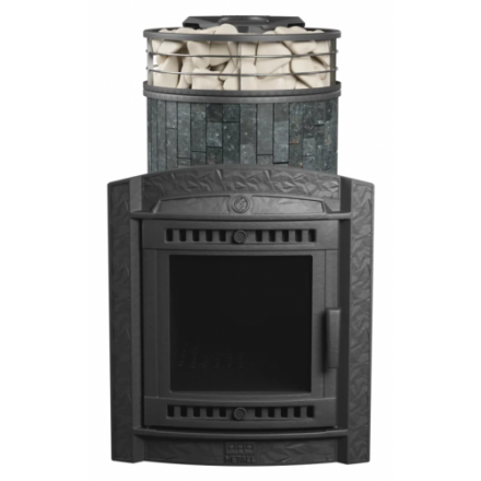 Банная печь ProMetall Атмосфера L Пироксенит ламель+сетка