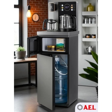 Кулер с чайным столиком Тиабар AEL TB83a-LD grey