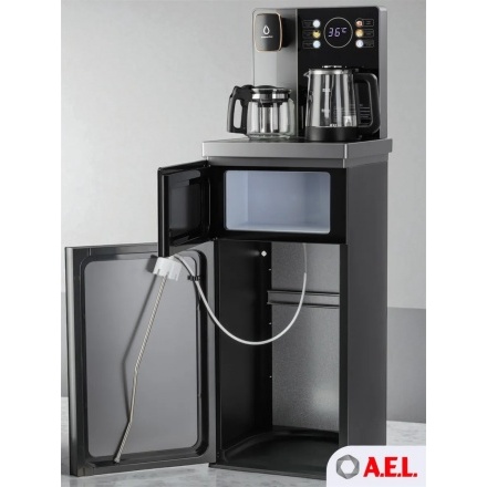 Кулер с чайным столиком Тиабар AEL TB83a-LD grey