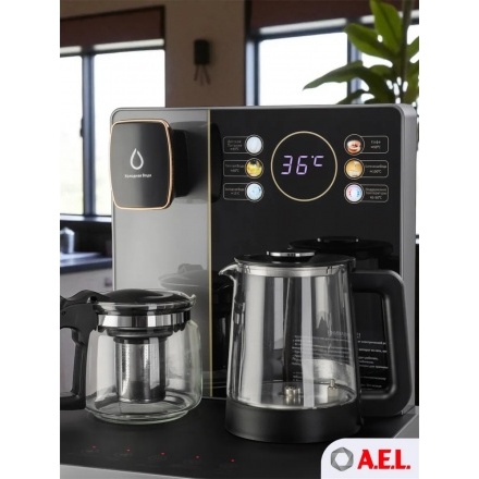 Кулер с чайным столиком Тиабар AEL TB83a-LD grey