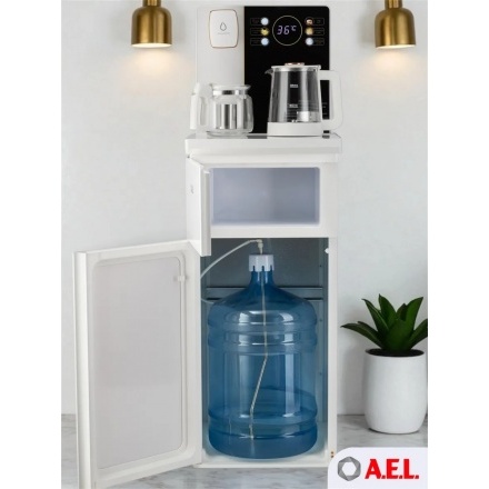 Кулер с чайным столиком Тиабар AEL TB83a-LD white