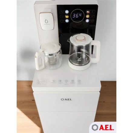 Кулер с чайным столиком Тиабар AEL TB83a-LD white