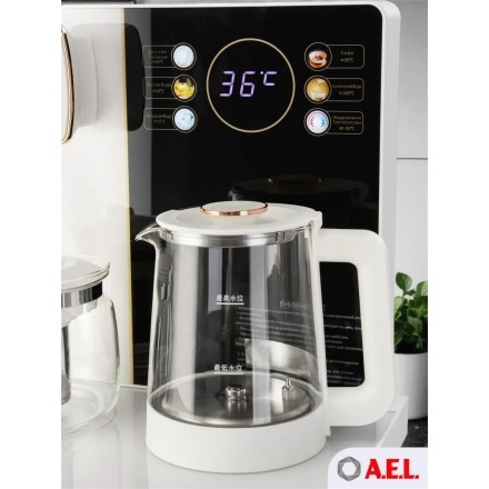 Кулер с чайным столиком Тиабар AEL TB83a-LD white