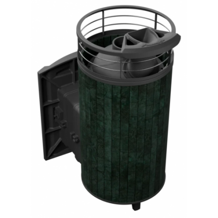 Банная печь ProMetall Атмосфера XL Верде Гватемала ламель+сетка