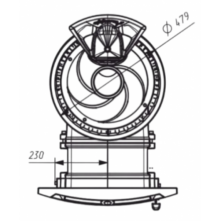 Банная печь ProMetall Атмосфера XL Талькохлорит ламель+сетка