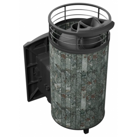 Банная печь ProMetall Атмосфера XL Жадеит ламель+сетка