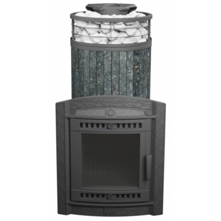 Банная печь ProMetall Атмосфера XL Пироксенит ламель+сетка