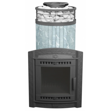 Банная печь ProMetall Атмосфера XL Талькохлорит ламель+сетка