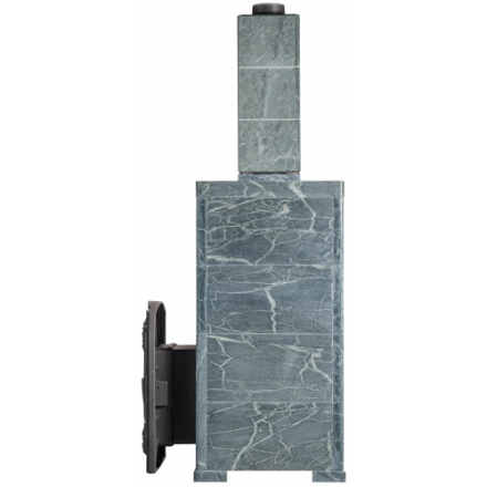 Банная печь ProMetall Атмосфера XL в облицовке Империя Талькохлорит (комплект)