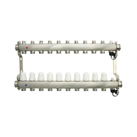 Коллекторная группа в сборе с термостатическими и запорными клапанами ONDO